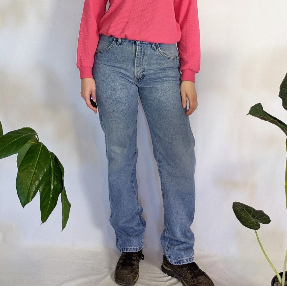 Vintage High Waisted Jeans 1990s Rustler